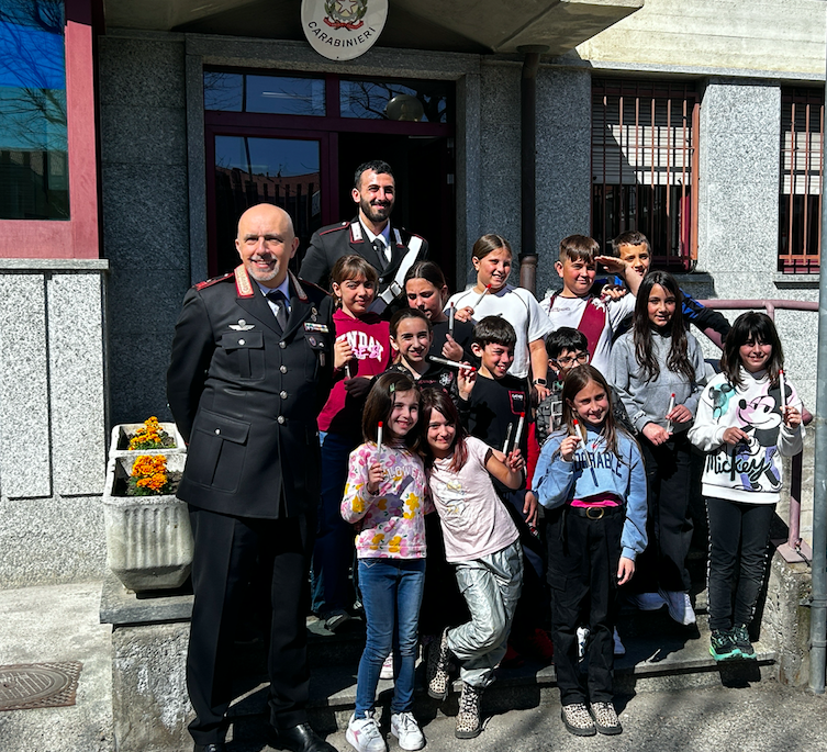 Gli alunni in caserma