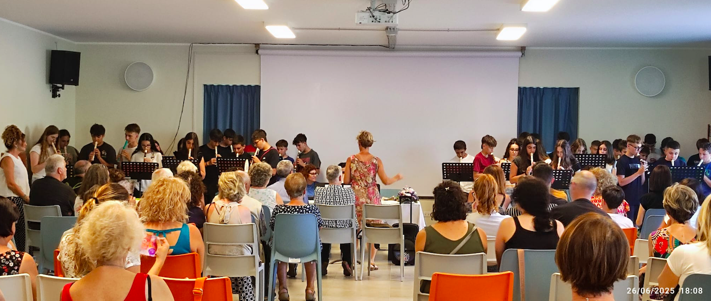I flautisti delle classi terze