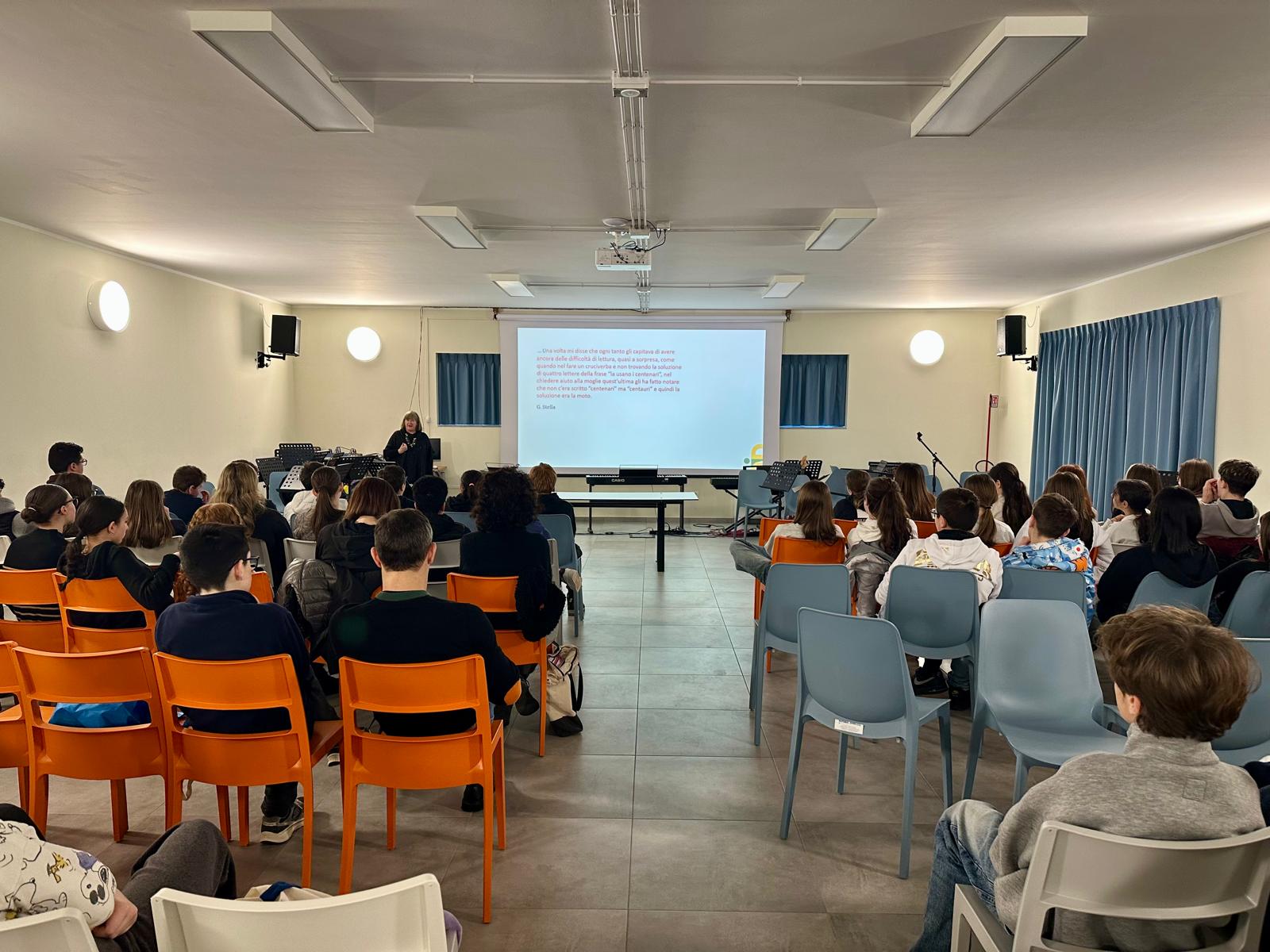 Incontro con gli alunni della classi terze