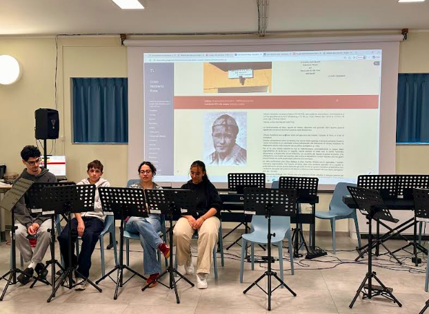 Gli alunni del liceo