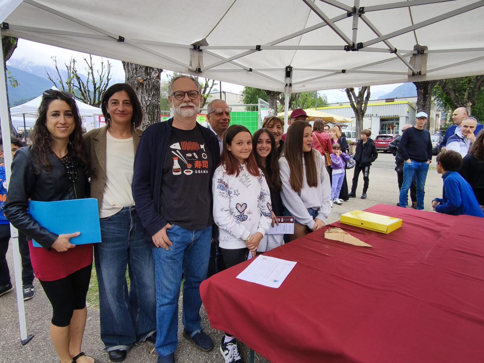 I professori e gli alunni premiati